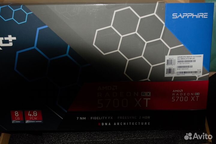 Видеокарта Sapphire rx 5700 xt nitro+