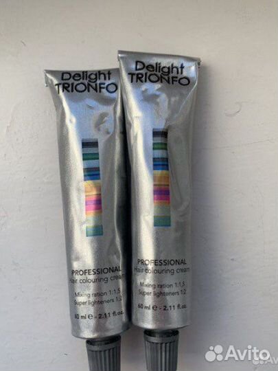 Краска для волос белая. 2 шт