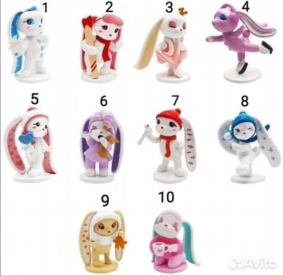 Зайчики Piglette, Лунтик, София, Свинка Пеппа и др