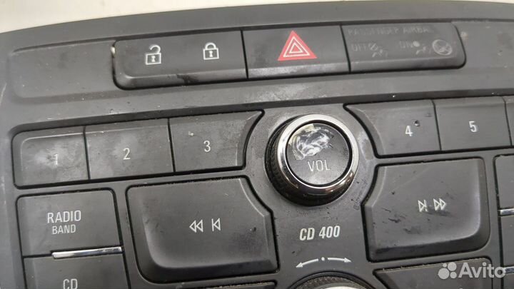 Панель управления магнитолой Opel Zafira C 2011, 2012