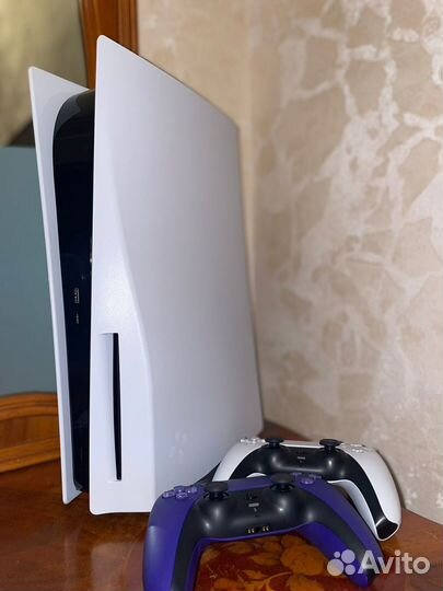Sony playstation 5 ps5 с дисководом 2 джойстика