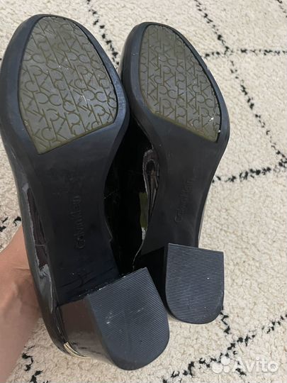 Туфли Calvin Klein лаковые оригинал 36р