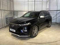 Hyundai Santa Fe 2.2 AT, 2018, 88 400 км, с пробегом, цена 3 449 000 руб.