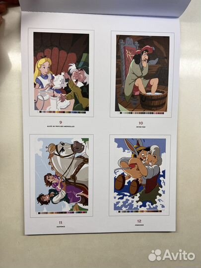 Раскраска по номерам Hachette (красавица и чудовищ