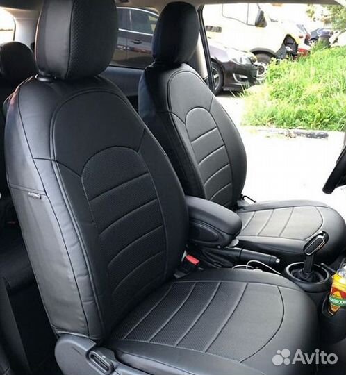 Авточехлы экокожа на Mini Cooper S от Автопилот
