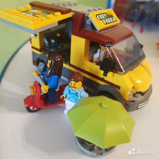 Lego city Фургон пиццерия