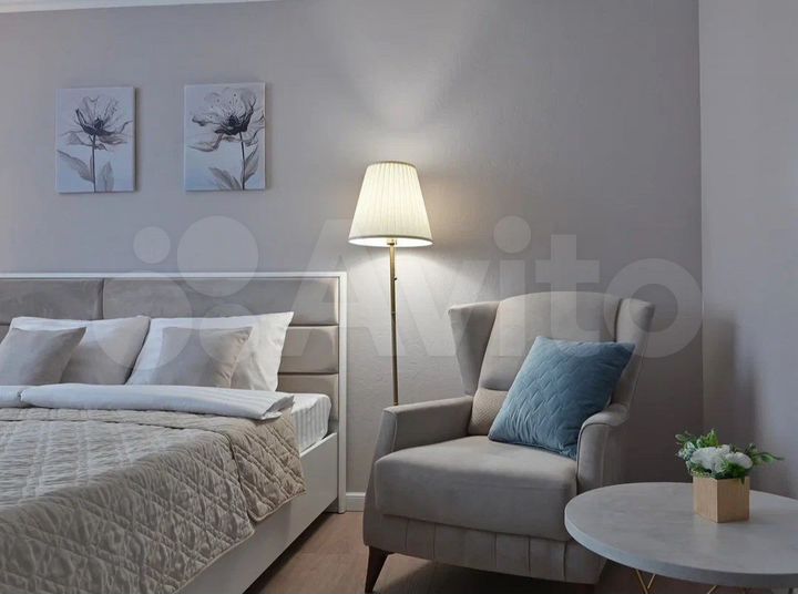 1-к. квартира, 34 м², 1 кровать