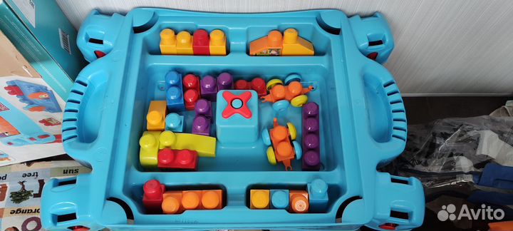 Конструктор Mega bloks, стол, грузовик