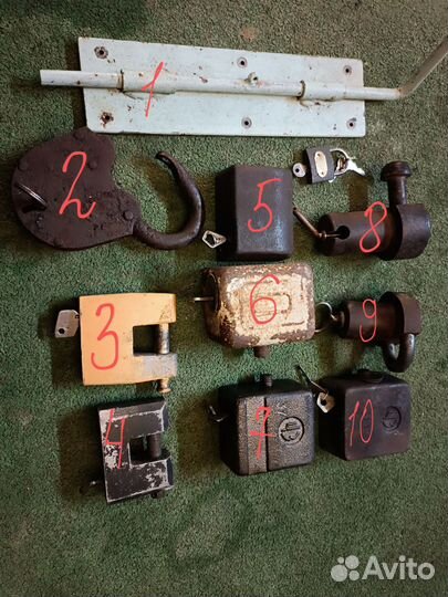 Замок навесной СССР и накладной