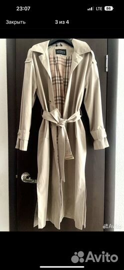 Плащ тренч женский