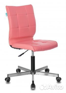 Компьютерное кресло без подлокотников велюр, кожа