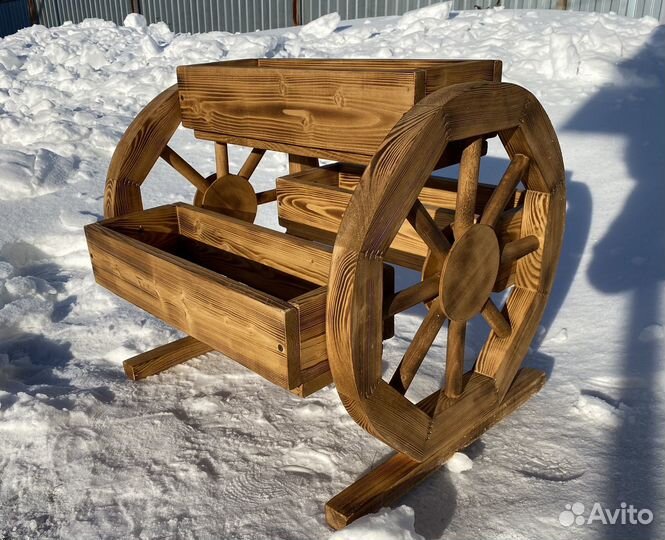 Клумба цветник (обжиг, пропитка)