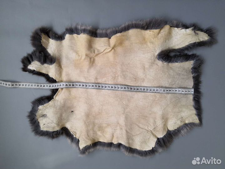 Мех кролика. Натуральный, целые шкурки. Выделанный