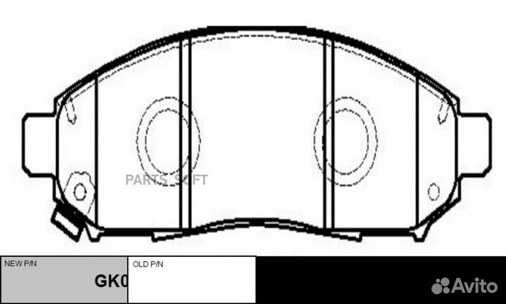 CTR CKN-18 Колодки тормозные дисковые