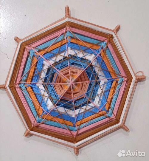 Плетеные мандалы своими руками