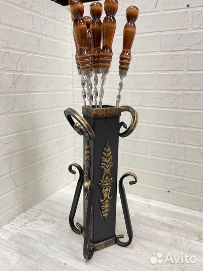 Шн0533 Шампурница Подставка для шампуров