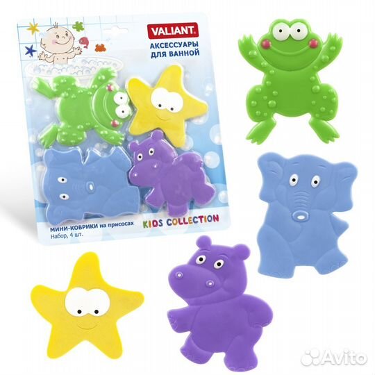 Коврики на присосках для ванной