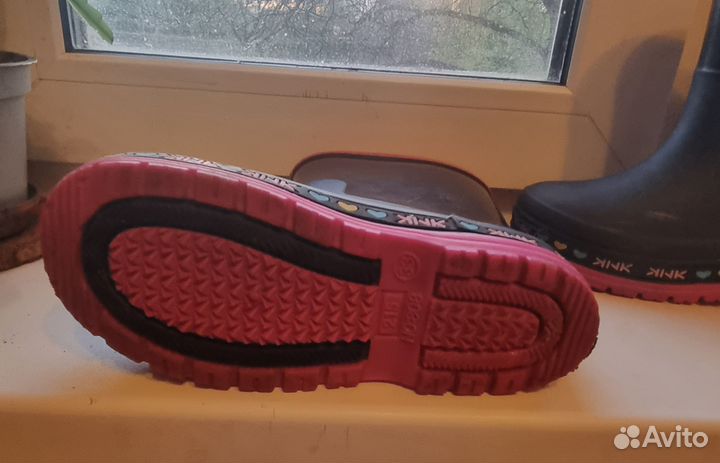 Детские резиновые сапоги 33