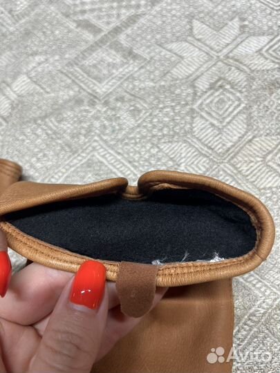 Перчатки кожанные deerskin Швеция оригинал