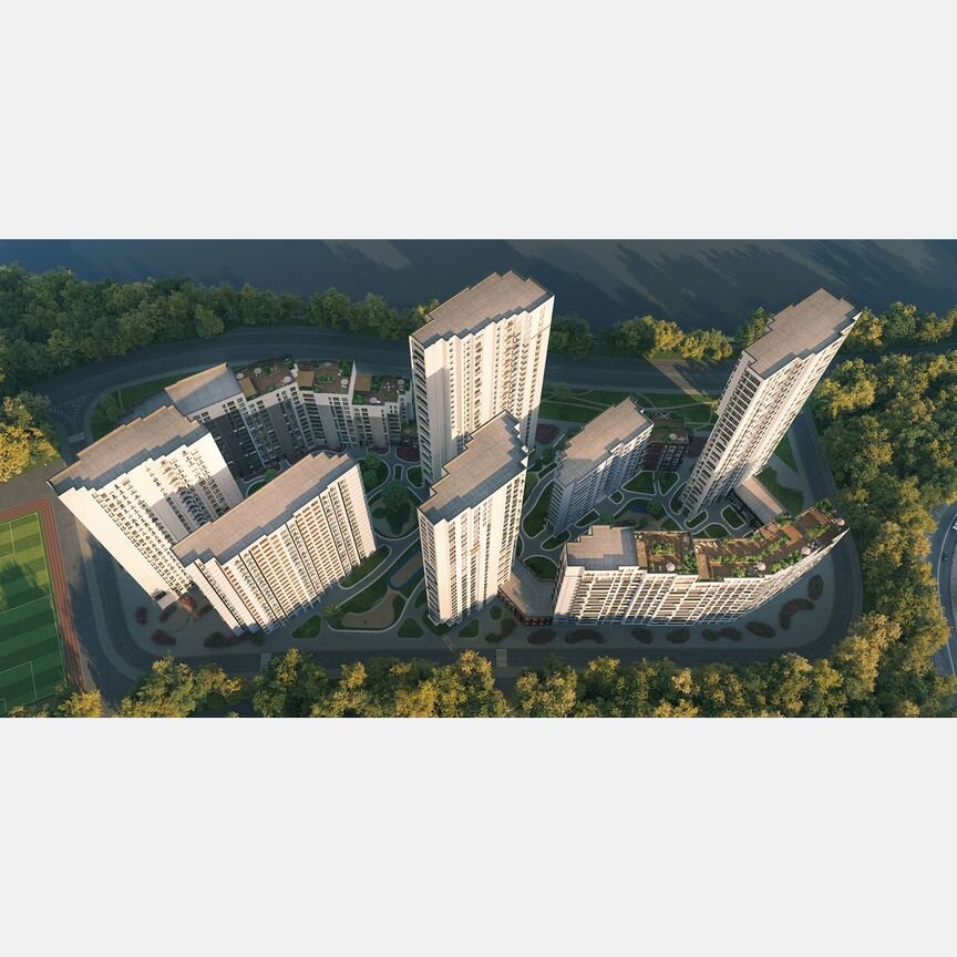 1-к. квартира, 46,6 м², 21/21 эт.