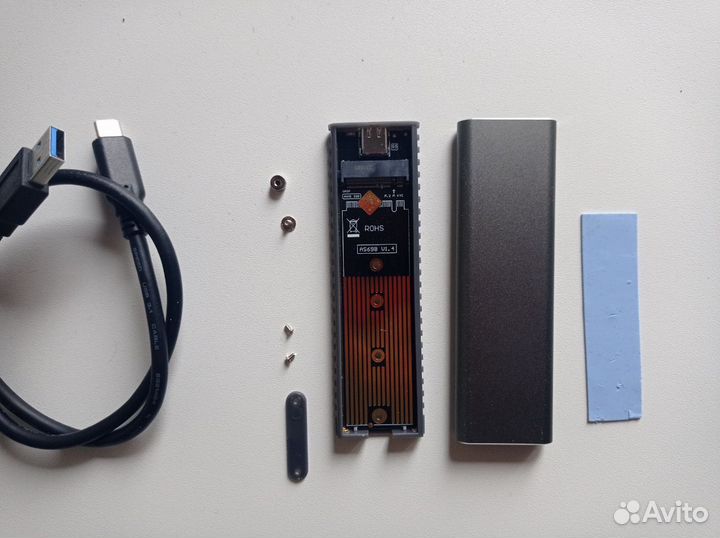 Док станция M.2 nvme (M-key) USB 3.1 AgeStar