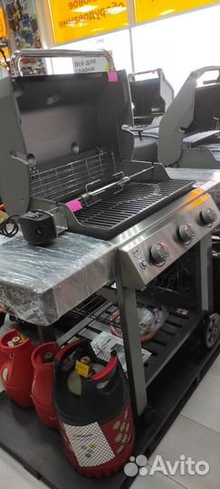 Газовый гриль weber genesis 2 e-310 gbs 61011175