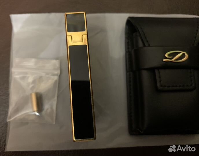 Зажигалка s t dupont оригинал с чехлом