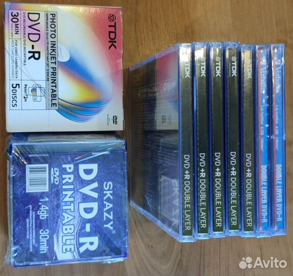 Диски DVD-R, DVD+R Double Layer