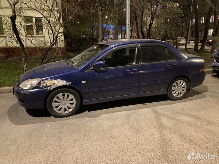 Mitsubishi Lancer 1.6 AT, 2005, битый, 210 000 км