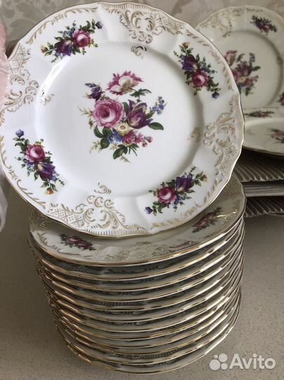 Новые тарелки, фруктовницы Бернадотт Чехия