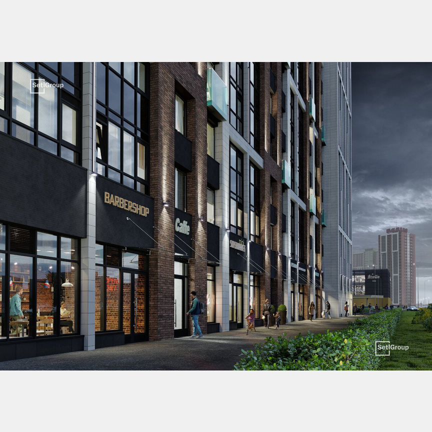 1-к. квартира, 40,6 м², 2/12 эт.