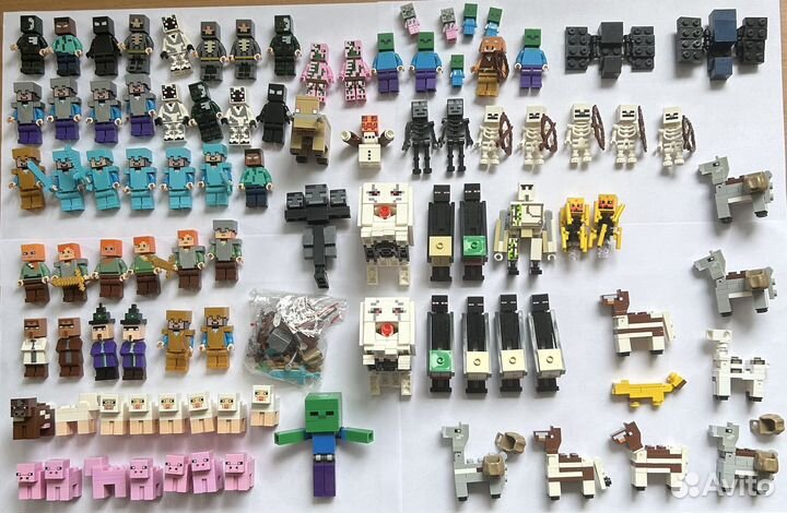 Лего Майнкрафт минифигурки