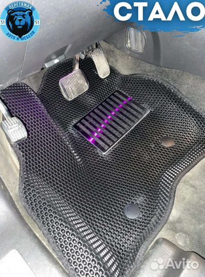 Эва Ева Эва Eva коврики с бортами 3D