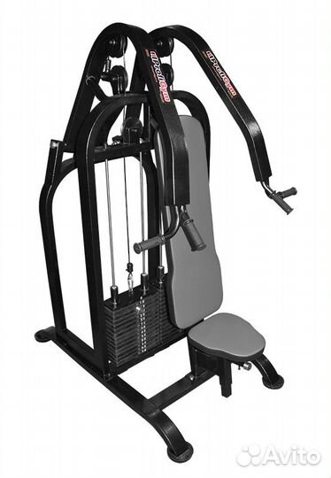 Жим вертикальный со сведением (Стек 2х70 кг)