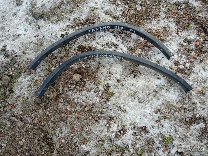 Nissan Terrano d10 передняя накладка крыла