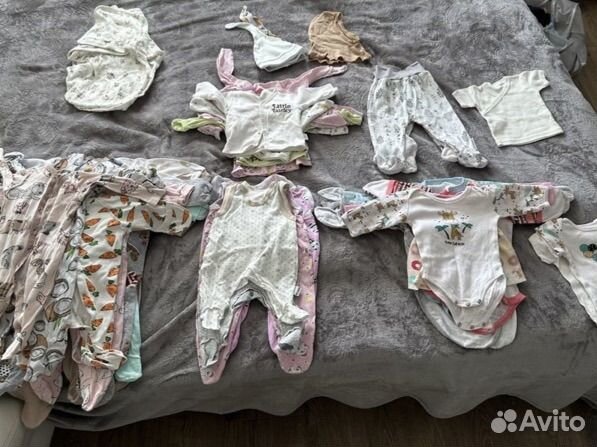 Одежда для малышки 56-68 размеры