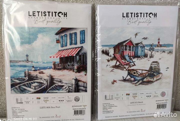 Наборы для вышивания Letistitch Порт Пляж