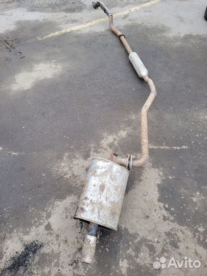 Глушитель на Toyota Camry V30