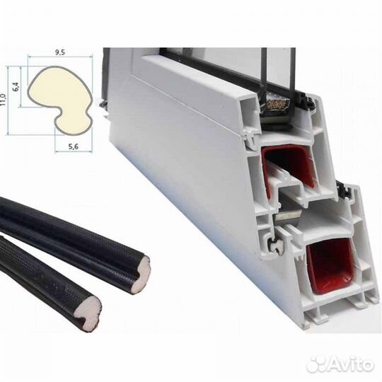 Уплотнитель для окон и дверей Q-Line