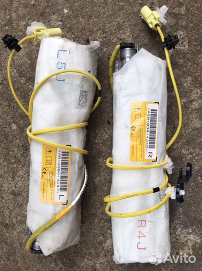 Toyota Mitsubishi аэрбеги в сиденья