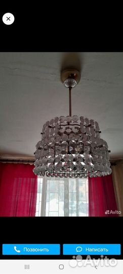 Люстра Искра 2 штуки разные