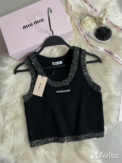 Стильный Топ miu miu premium