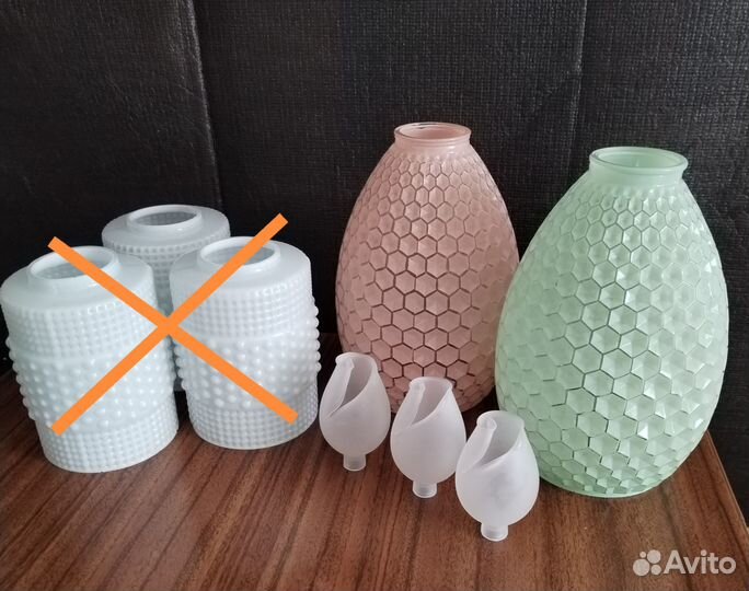 Плафоны для люстры разные