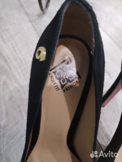 Туфли женские 38 размер замшевые