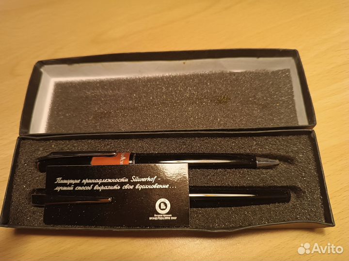 Комплект Перьевая,шариковая ручка фирмы Silwerhof