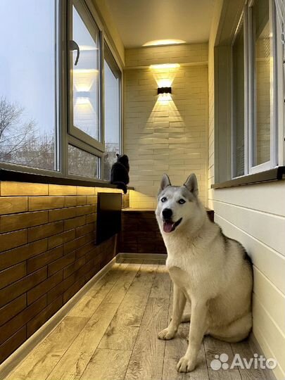 Отделка балкона