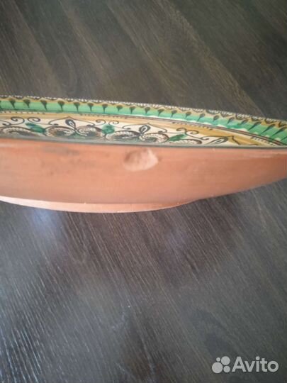 Керамическое блюдо б/у