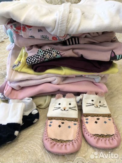 Пакет вещей девочки 62-74