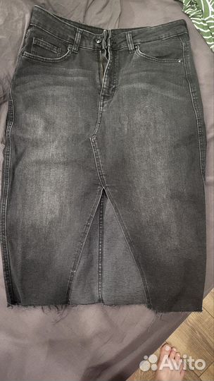 Джинсовая юбка hm