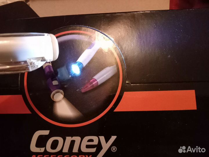 Ручка шариковая автоматическая с фонариком Coney